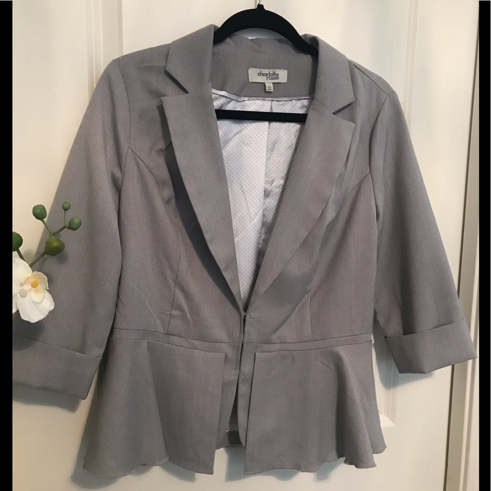 Charlotte Russe Gray Blazer.